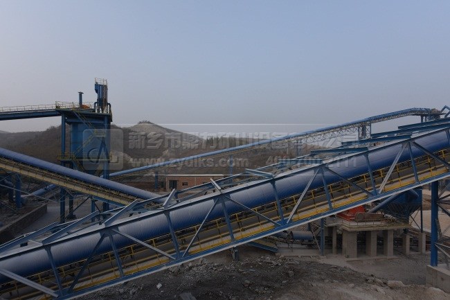 貴州六盤(pán)水石料生產(chǎn)現(xiàn)場(chǎng)