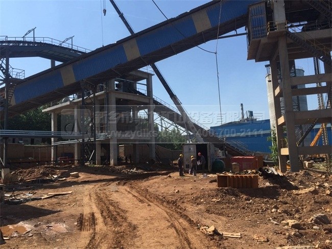 制砂生產(chǎn)線現(xiàn)場