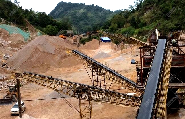 ZSJ細(xì)碎機生產(chǎn)出的成品砂