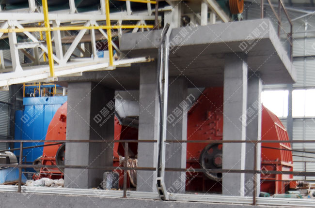 河北白沙時(shí)產(chǎn)3000噸石料生產(chǎn)線二級(jí)破碎