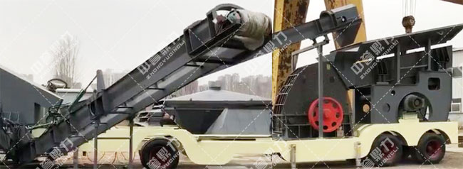 建筑垃圾移動(dòng)破碎站