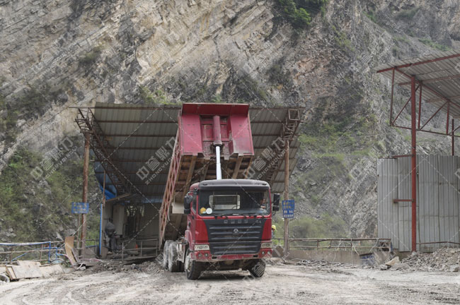 ʯ��ʯԭ�ϱ�ж�¼ӹ�