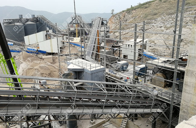 登封市送表鄉(xiāng)玉皇建材時(shí)產(chǎn)700噸生產(chǎn)線