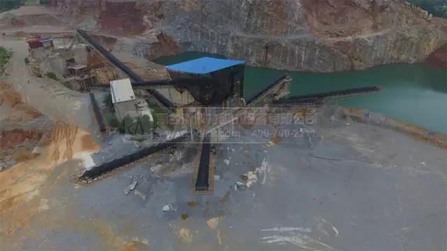 華日礦業(yè)采石場(chǎng)航拍圖