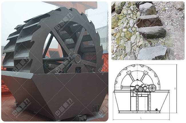 輪斗洗砂機及結(jié)構(gòu)圖