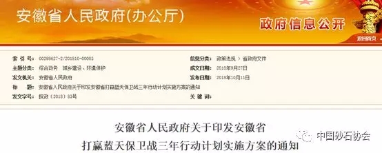 安徽省官方文件截圖
