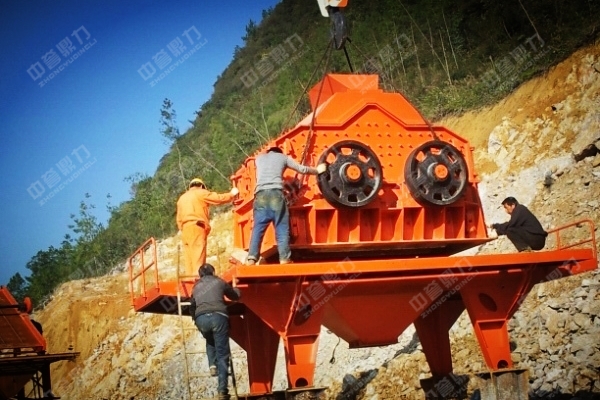 破沙機(jī)現(xiàn)場