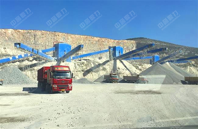 打砂生產(chǎn)線成品料